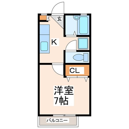 リーベストイノウエの物件間取画像